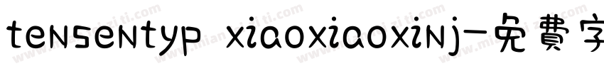 tensentyp xiaoxiaoxinj字体转换
